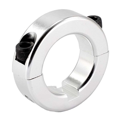 Lock Collar - Two Piece Aluminum 1.00 - 1/4" Keyway