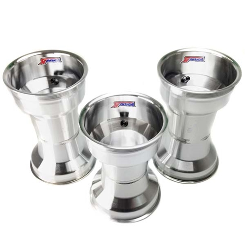 Van K Silver Machined Three Wheel Oval Kart Set